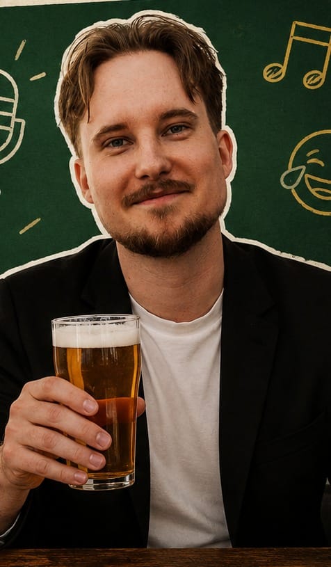 Samuel “Foppa” Forsberg, programledare i Två Bärs In